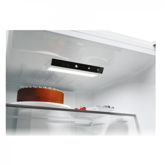 Candy Refrigerator | ECN2CQTEW186 | Energy efficiency class E | Free standing | Combi | Height 185 cm | No Frost system | Fridge net capacity 235 L | Freezer net capacity 120 L | 38 dB | White