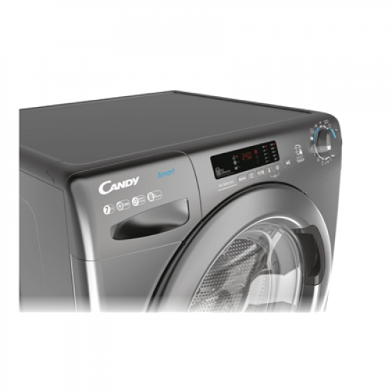 Candy Washing Machine | CS 1272DRRE/1-S | Energy efficiency class D | Front loading | Washing capacity 7 kg | 1200 RPM | Depth 49 cm | Width 60 cm | Display | LCD | Anthracite