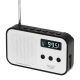 Adler | Digital radio PLL AM/FM | AD 1907 | Alarm function | White/Black