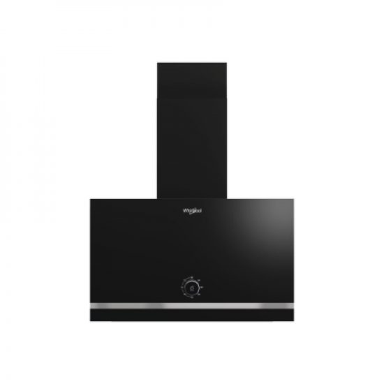 Whirlpool Hood | WHVA 62F LM K | Wall mounted | Energy efficiency class A | Width 59.8 cm | 485 m³/h | Mechanical | LED | Black