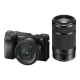 Sony ILCE-6100 Mirrorless Camera + 16-50mm + 55-210mm Lens | Sony