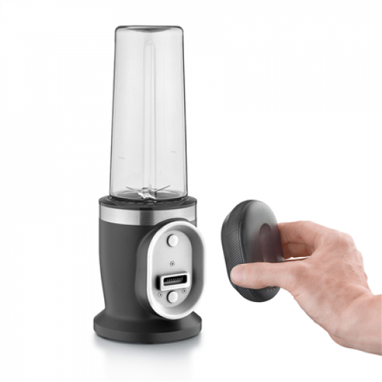 Caso Cordless Blender | Click & Blend | Tabletop | 240 W | Jar material Tritan | Jar capacity 0.5 L | Stainless steel/Matt Black
