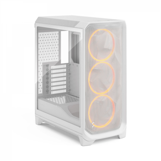 Fractal Design Meshify 3 | White RGB TG Clear Tint | Mid-Tower | Power supply included No | ATX