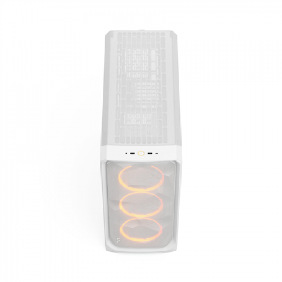 Fractal Design Meshify 3 XL | White RGB TG Clear Tint | Mid-Tower | Power supply included No | ATX