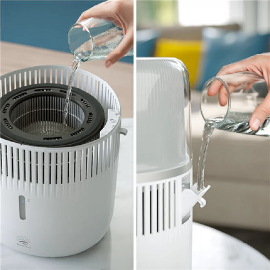 Philips | Humidifier | HU5710/00 5000 Series | Water tank capacity 4.5 L | Suitable for rooms up to 56 m² | NanoCloud technology | Humidification capacity 400 ml/hr | White