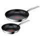 TEFAL | Pan Set | Intuition B817S255 | Frying | Diameter 20/26 cm | Suitable for induction hob | Fixed handle | Black/Silver