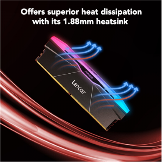 Lexar ARES RGB | 32 Kit (16GBx2) GB | DDR5 | 6000 MHz | PC/server | Registered No | ECC No