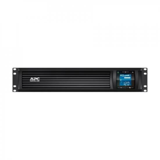 Schneider Electric APC Smart-UPS C, Rackmount 2U, 4x IEC C13 outlets, SmartConnect port, USB and serial communication, AVR, graphic LCD | SMC1000I-2UC | 1000 VA | 600 W | 230 V