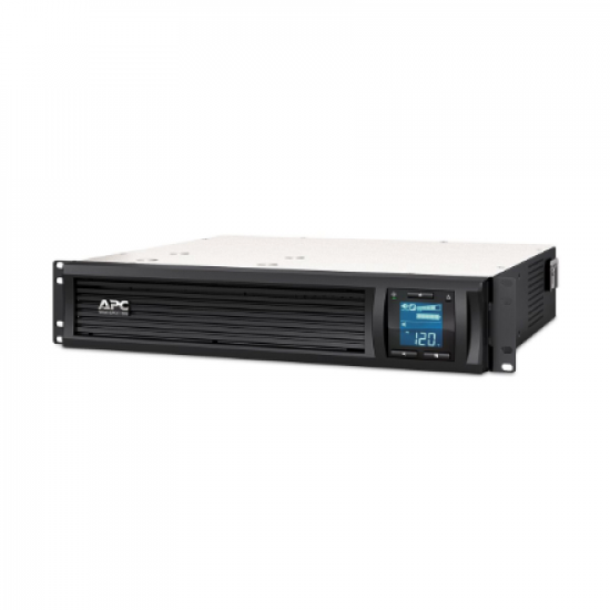 Schneider Electric APC Smart-UPS C, Rackmount 2U, 4x IEC C13 outlets, SmartConnect port, USB and serial communication, AVR, graphic LCD | SMC1000I-2UC | 1000 VA | 600 W | 230 V