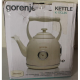 SALE OUT.  | SALE OUT. | Gorenje | Kettle | K17CLIN | Electric | 2000 W | 1.7 L | Plastic/Metal | 360° rotational base | Ivory | DAMAGED PACKAGING