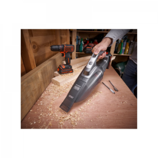 BLACK & DECKER | Vacuum Cleaner | BCHV001B-XJ | Cordless operating | Handstick | 18 V | Operating time (max) 12 min | Grey