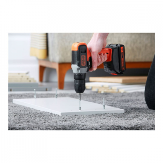 BLACK & DECKER | Cordless Drill Driver | BCD001C2-QW | 18 V | 2x1.5 Ah | Lithium