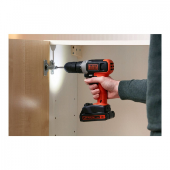 BLACK & DECKER | Cordless Drill Driver | BCD001C2-QW | 18 V | 2x1.5 Ah | Lithium