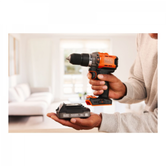 BLACK & DECKER | Cordless Drill Driver | BCD383D1XK-QW | 18 V | 2.0 Ah | Lithium