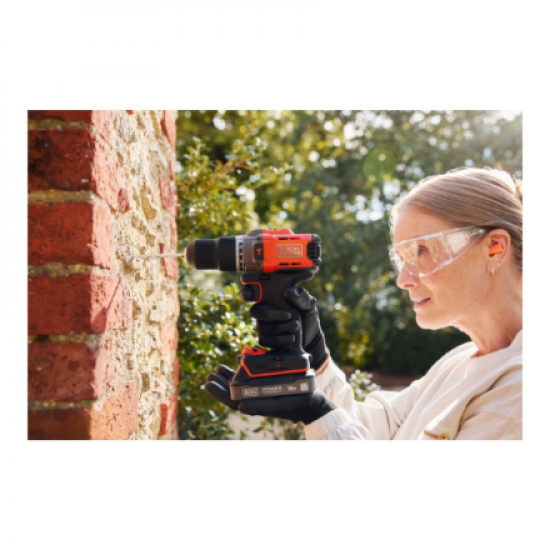 BLACK & DECKER | Cordless Drill Driver | BCD383D1XK-QW | 18 V | 2.0 Ah | Lithium