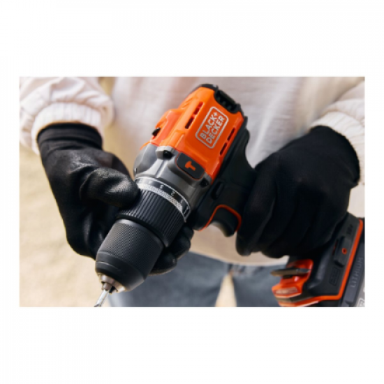 BLACK & DECKER | Cordless Drill Driver | BCD383D1XK-QW | 18 V | 2.0 Ah | Lithium
