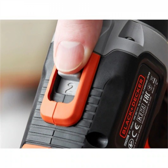 BLACK & DECKER | Cordless Drill/Driver with  2.0 Ah/4.0 Ah Battery | BCD003MEM2K-QW | 18 V | 2.0/4.0 Ah | Lithium