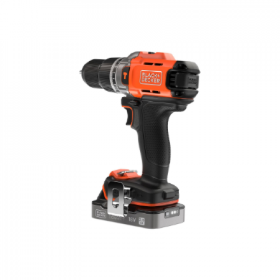 BLACK & DECKER 18V Drill Driver with 2x2.0 Ah Batteries | BCD383D2XK-QW