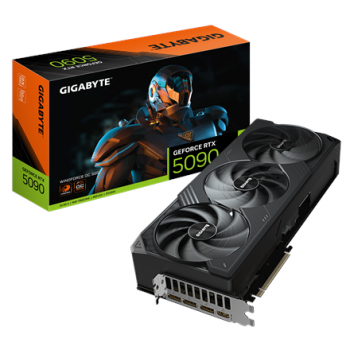 Gigabyte GeForce RTX 5090 WINDFORCE OC 32G | NVIDIA | 32 GB | GeForce RTX 5090 | GDDR7 | HDMI ports quantity 1 | PCI-E 5.0