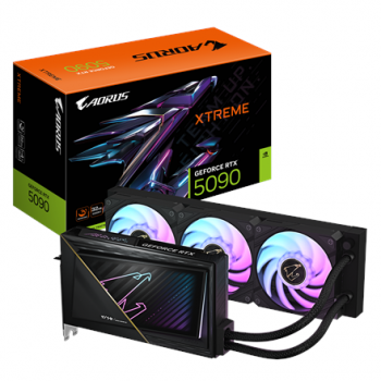 Gigabyte AORUS GeForce RTX 5090 XTREME WATERFORCE 32G | NVIDIA | 32 GB | GeForce RTX 5090 | GDDR7 | HDMI ports quantity 1 | PCI-E 5.0