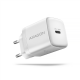 AXAGON Wallcharger 1x port USB-C, PD3.0 / PPS /QC4+/AFC/FCP/Apple, 20W | ACU-PD20W