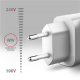 AXAGON Wallcharger 1x port USB-A, QC3.0/AFC/FCP/Apple, 18W | ACU-QC18W