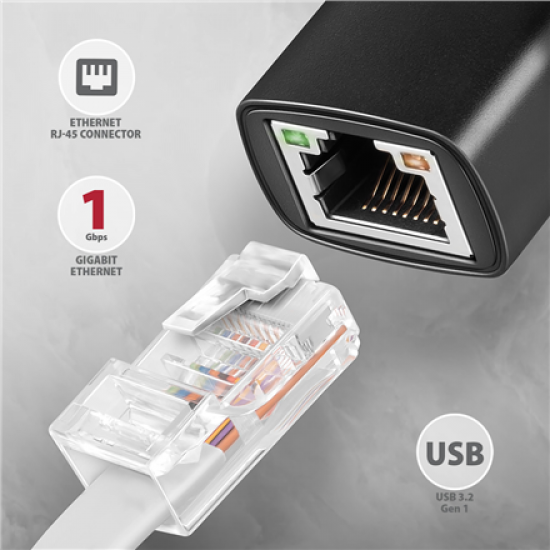 AXAGON ADE-ARC USB-C Gigabit Ethernet Adapter