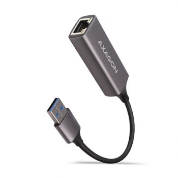 AXAGON ADE-TR Compact aluminum USB 3.2 Gen 1 Gigabit Ethernet 10/100/1000Mbit adapter with automatic installation