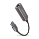AXAGON ADE-TR Compact aluminum USB 3.2 Gen 1 Gigabit Ethernet 10/100/1000Mbit adapter with automatic installation