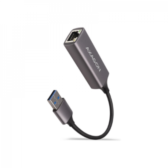 AXAGON ADE-TR Compact aluminum USB 3.2 Gen 1 Gigabit Ethernet 10/100/1000Mbit adapter with automatic installation