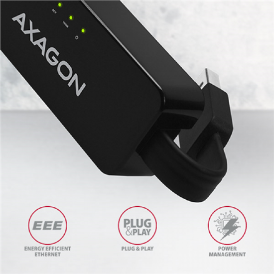 AXAGON ADE-XR USB 2.0 Ethernet 10/100 adapter with automatic installation
