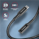 AXAGON Extension USB 20Gbps cable, 0.5 m | BUCM32-CF05AB | USB-C to USB-C