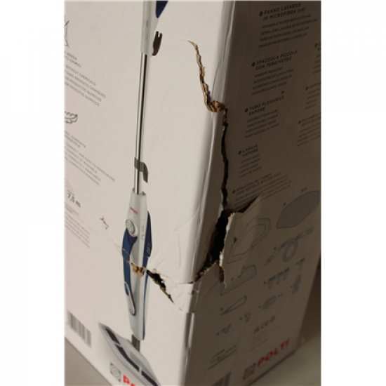 SALE OUT. Polti | Steam mop | PTEU0296 Vaporetto SV460 Double | Power 1500 W | Steam pressure Not Applicable bar | Water tank capacity 0.3 L | White/Blue | DAMAGED PACKAGING | Warranty 24 month(s)