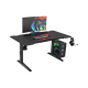 Genesis | Modular Gaming Desk | Holm 140 RGB | Anthracite Black