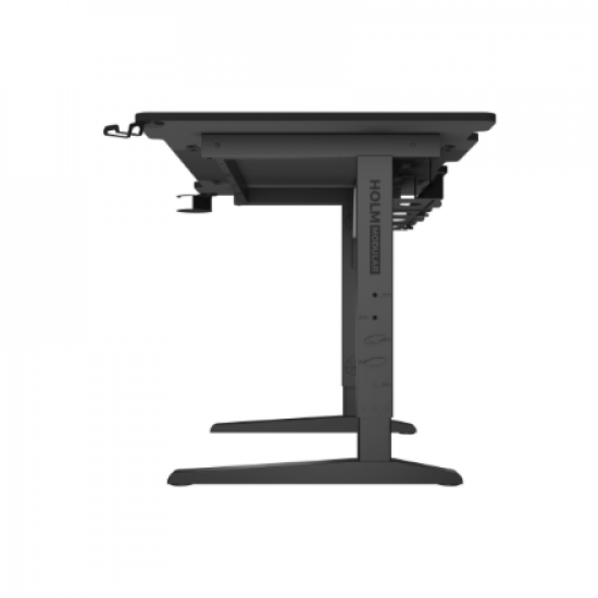 Genesis | Modular Gaming Desk | Holm 140 RGB | Anthracite Black