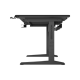Genesis | Modular Gaming Desk | Holm 140 RGB | Anthracite Black