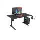 Genesis | Modular Gaming Desk | Holm 140 RGB | Anthracite Black