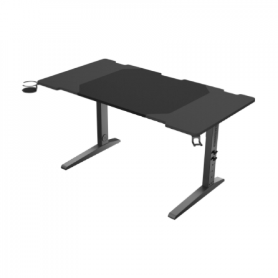 Genesis | Modular Gaming Desk | Holm 140 RGB | Anthracite Black