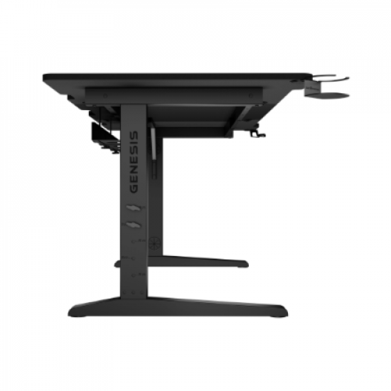 Genesis | Modular Gaming Desk | Holm 180 RGB | Anthracite Black