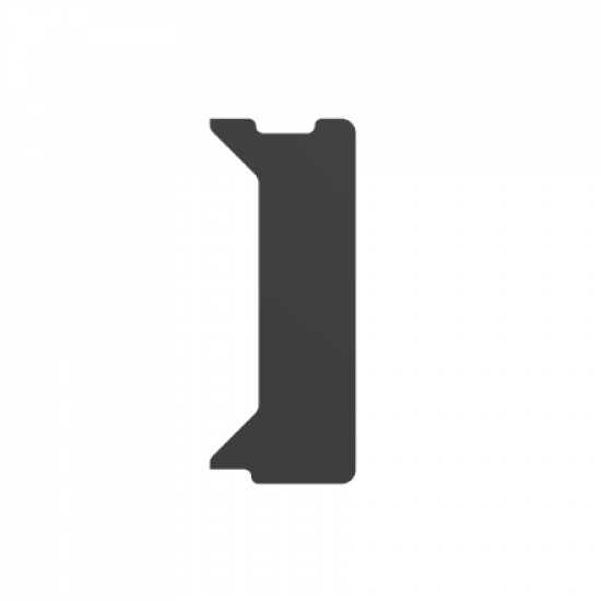 Genesis | Holm Modular Side Desk Top Right 30cm | NDS-2277 | Anthracite Black