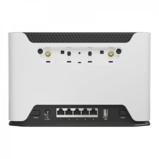 MikroTik Router | Chateau LTE12 | 802.11n | 10/100/1000 Mbit/s | Ethernet LAN (RJ-45) ports 5 | Mesh Support No | MU-MiMO Yes | 5G
