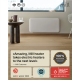 Mill Invisible Smart WiFi Heater | PA700WIFI4 | Panel Heater | 700 W | Suitable for rooms up to 9-12 m² | White | IPX4