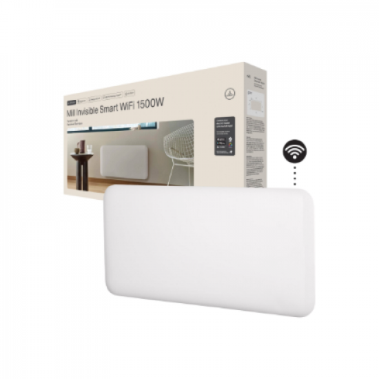 Mill WiFi Panel Heater | PA1500WIFI4A | Panel Heater | 1500 W | Suitable for rooms up to 22 m² | White | IPX4