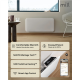 Mill WiFi Panel Heater | PA1500WIFI4A | Panel Heater | 1500 W | Suitable for rooms up to 22 m² | White | IPX4