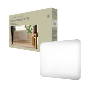 Mill IB700DN | Panel Heater | 700 W | Suitable for rooms up to 9-12 m² | White | Invisible Heater | IPX4