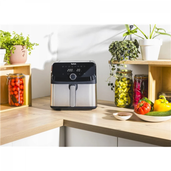 TEFAL Easy Fry Mega Air Fryer | EY855D10 | Power 1700 W | Capacity 7.5 L | Black