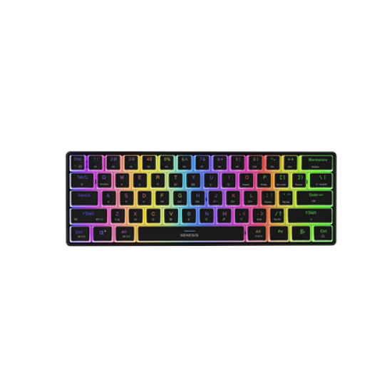 Genesis THOR 660 G2 | Gaming keyboard | Wireless/Wired | US | Black | 2.4 GHz, Bluetooth, USB | Linear