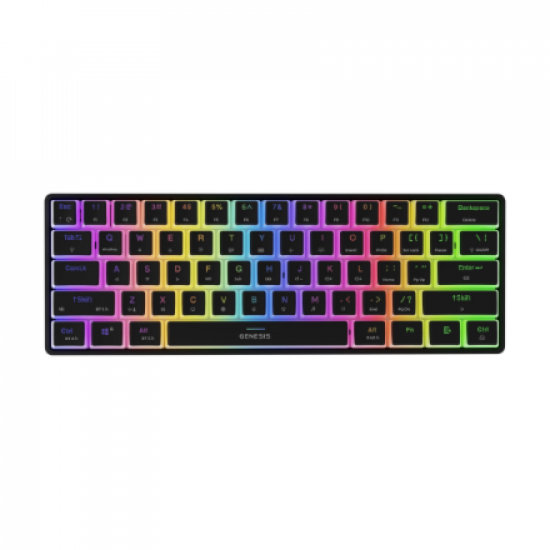 Genesis | THOR 660 G2 | Gaming Keyboard | Wireless/Wired | US | RGB | Black | 2.4GHz, Bluetooth, USB-C | Linear