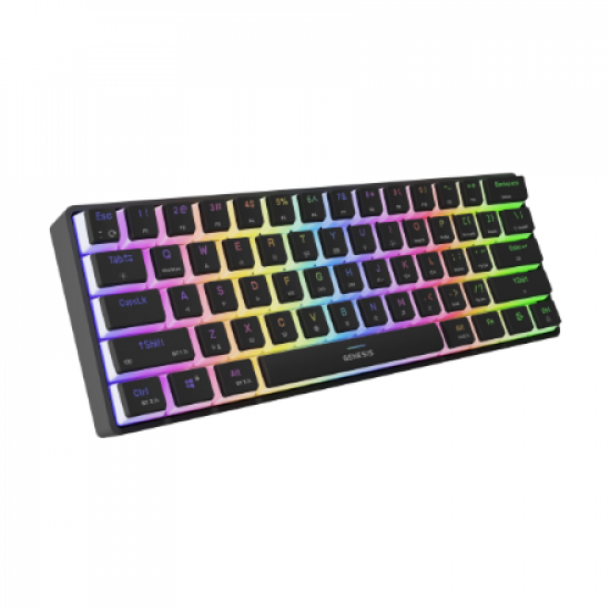 Genesis | THOR 660 G2 | Gaming Keyboard | Wireless/Wired | US | RGB | Black | 2.4GHz, Bluetooth, USB-C | Linear