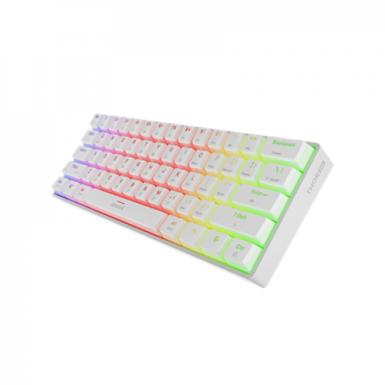 Genesis THOR 660 G2 | Gaming keyboard | Wireless/Wired | US | White | 2.4 GHz, Bluetooth, USB | Linear